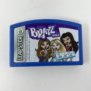 LeapFrog Leapster Game Bratz World The Jet Set Cartridge 2004 500-11201-A Blue